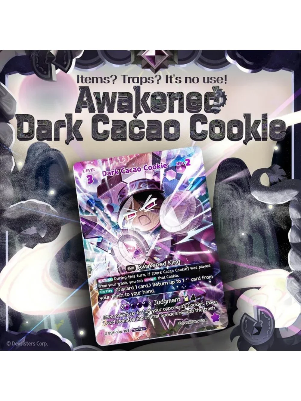 4 Booster Pack Bundle - CookieRun TCG Strategy Game, Truth & Deceit Battle Decks